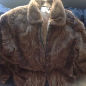 Men’s 2X Cognac Mink coat